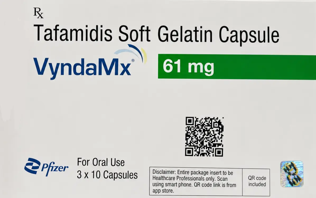 Tafamidis 61mg capsules box from India