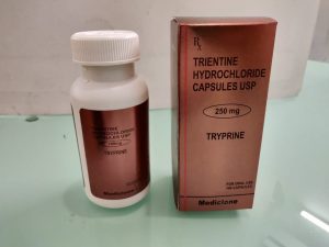 Buy Trientine | Trientine hydrochloride 250 mg capsules | Tryprine 300 mg | Tryprine capsules price | Trientine (Syprine)