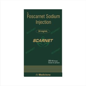 Foscarnet sodium | foscarnet 24mg/ml in 250 ml | Scarnet | Foscavir injection