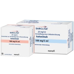 Isatuximab-irfc 100 mg/5 mL & 500 mg/25 mL Injection