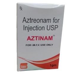 Buy Aztreonam Injection 1 gm Online at Best Price/Cost