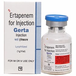 Buy Ertapenem injection 1gm online at Best Price in India